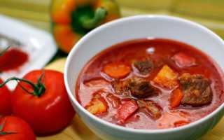 15 рецептов вкуснейшего гуляша из говядины с подливкой