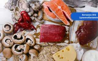 Продукты с витамином в
