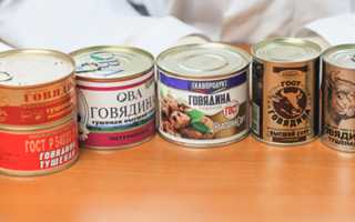 Условия для хранения баночных консервов